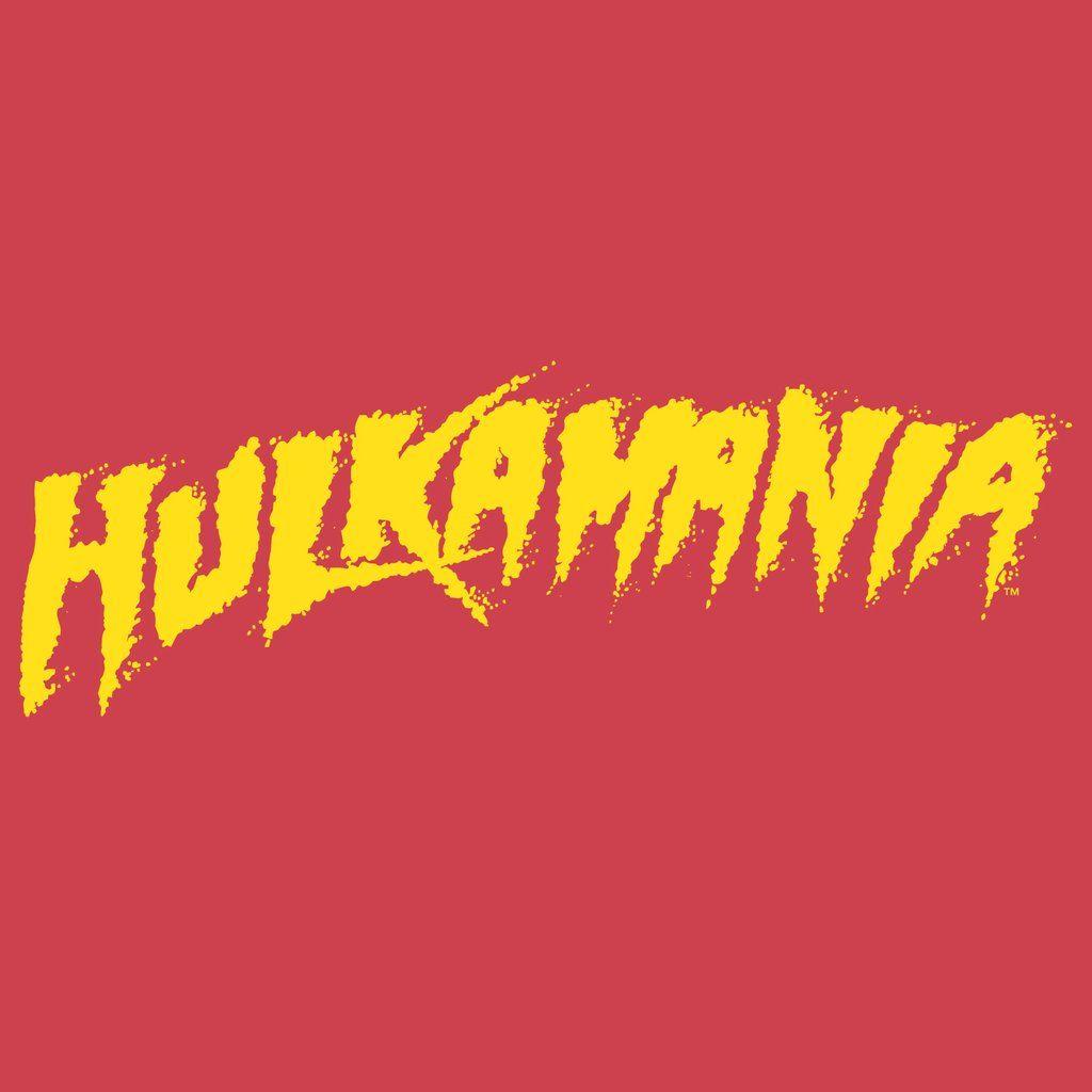 Hulkamania Logo - WWE Hulk Hogan Hulkamania Logo Official Men's T-shirt (Red)