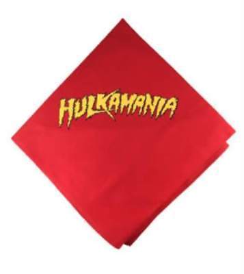 Hulkamania Logo - Hulk Hogan Costume Bandana Hulkamania Logo
