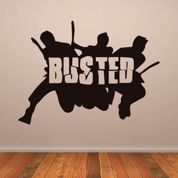 Busted Logo - Busted Band Logo Wall Art Sticker