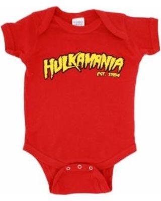 Hulkamania Logo - Art Box Hulkamania Hulk Hogan Logo Red Snapsuit Infant Onesie Baby Romper  from Walmart | parenting.com Shop