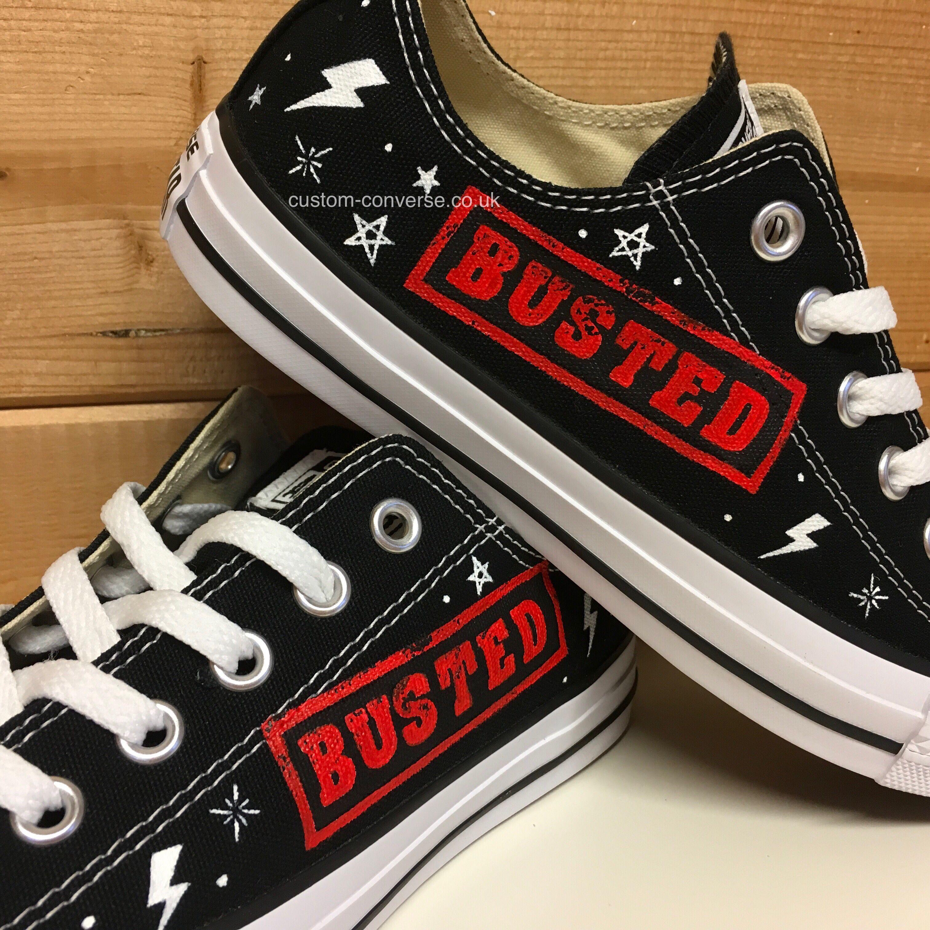 Busted Logo - Busted Low Tops in 2019 | Shoes | Busted band, Tops, Painted shoes