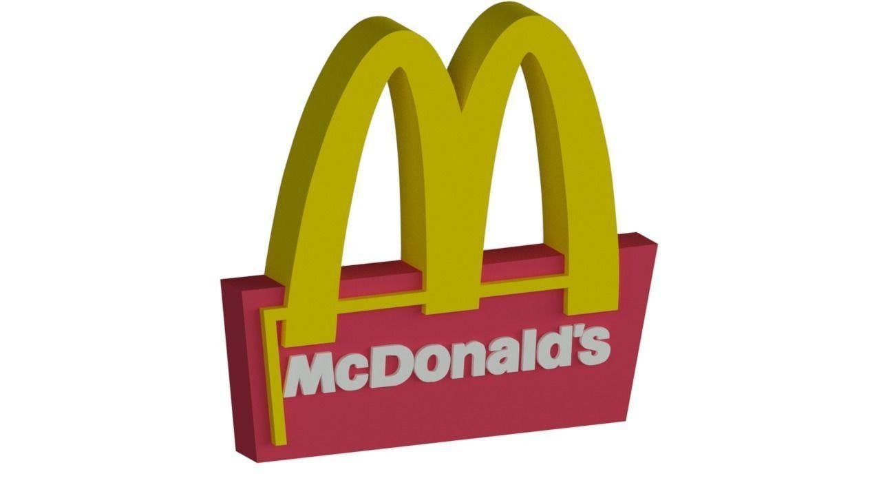 1280x720 - JPG - 3D model McDonalds Logo and McDonalds Sign Mdonalds Logo - 3D model McDonalds Logo and McDonalds Sign
