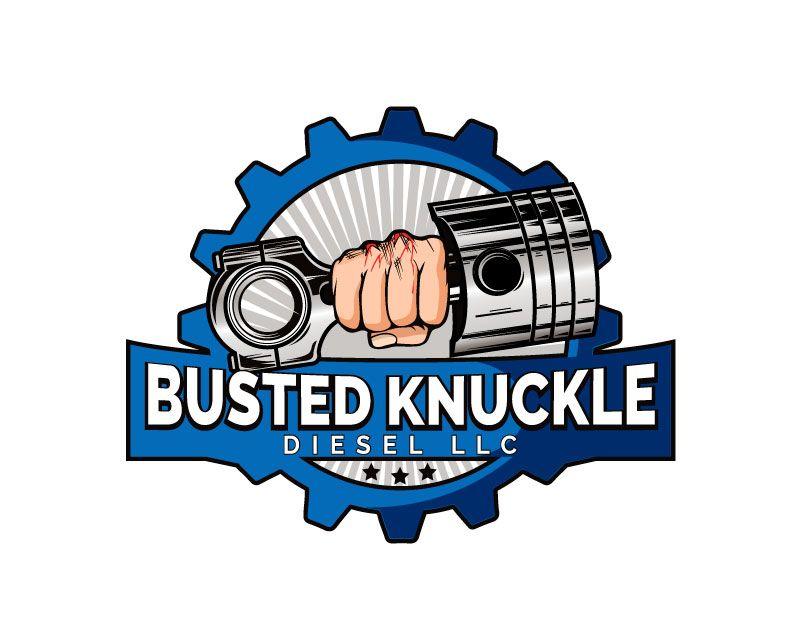 Busted Logo - Logo Design Contest for Busted knuckle diesel llc | Hatchwise