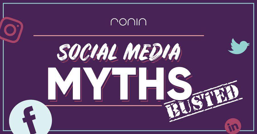 Busted Logo - 5 social media marketing myths BUSTED! - Ronin Marketing