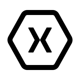 Xamarin Logo - Xamarin Logo Icon of Line style - Available in SVG, PNG, EPS, AI ...