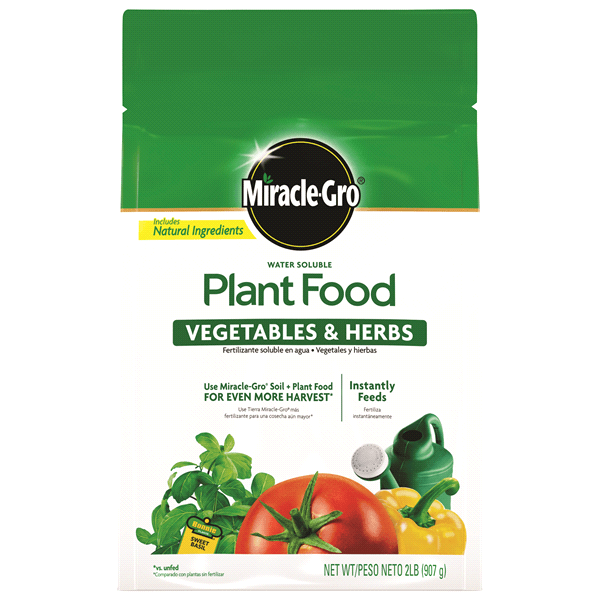 Miracle-Gro Logo - Miracle Gro Water Soluble Plant Food Vegetables and Herbs Flowers