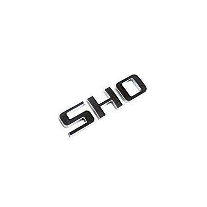 Sho Logo - EMBLEM SHO FOR FORD TAURUS CHROME WITH BLACK REPLACEMENT