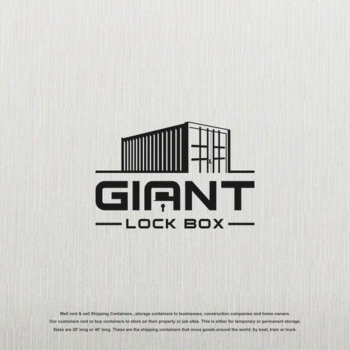 Container Logo - GIANT LOCK BOX - Industrial Logo Design needed for a Shipping ...