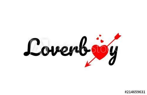 Loverboy Logo - loverboy word text typography design logo icon - Buy this stock ...