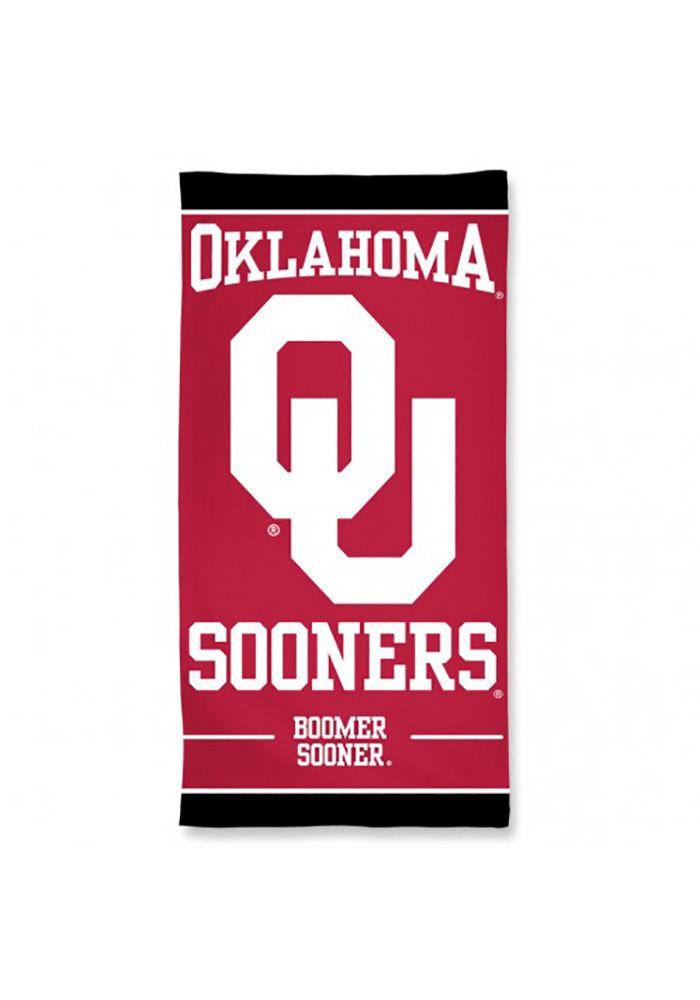 Sooners Logo - Oklahoma Sooners Team Logo Beach Towel