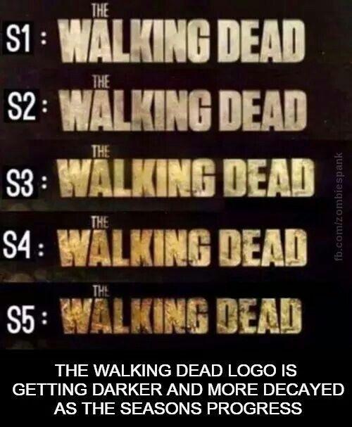 TWD Logo - TWD logo decay | Zombie Awareness | Walking dead facts, Walking dead ...