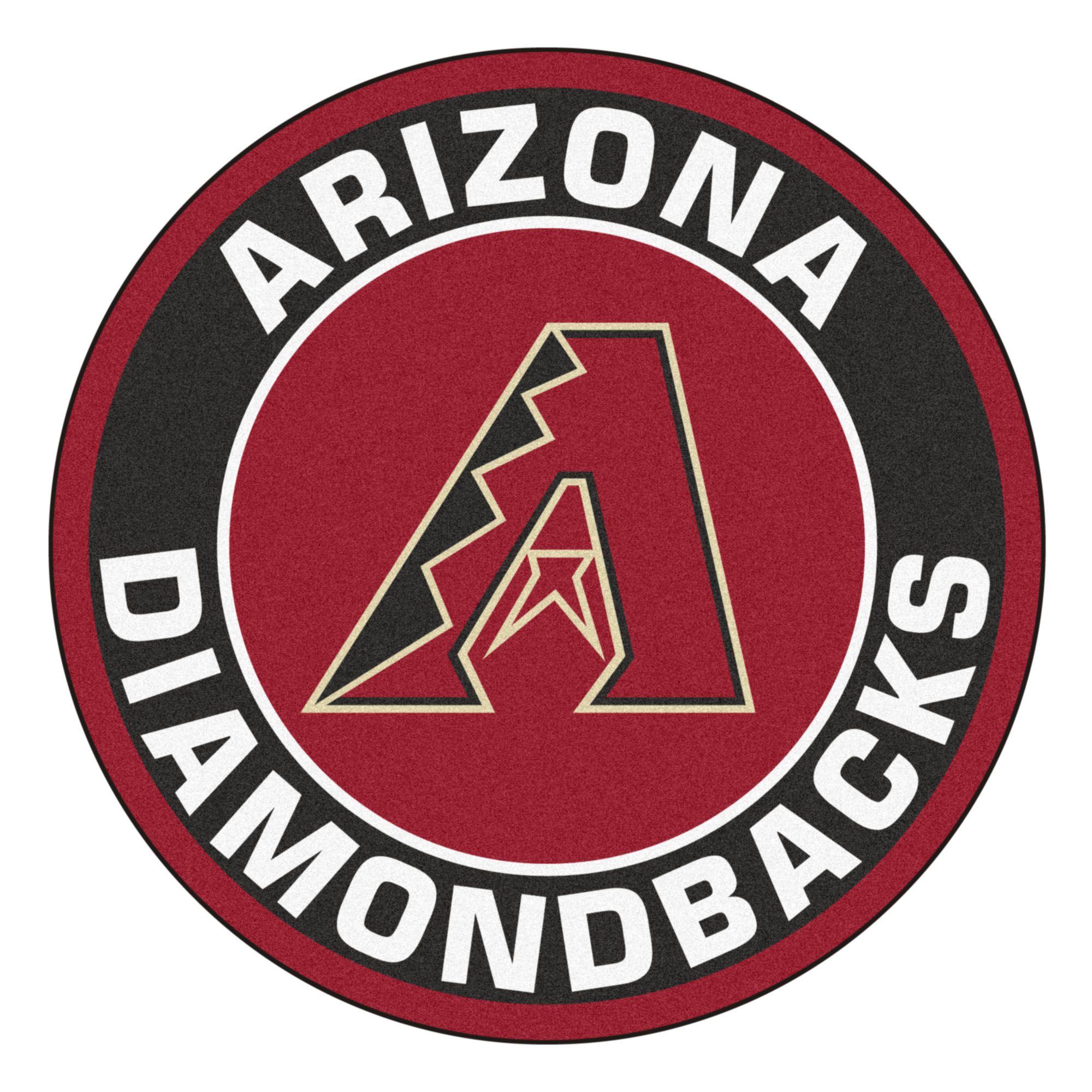 D-backs Logo - Arizona Diamondbacks Roundel Area Rug