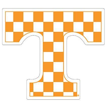 Checkerboard Logo - Tennessee Volunteers 3 Decal T Logo