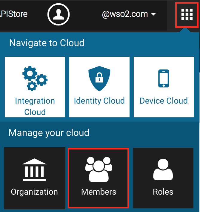 WSO2 Logo - Cloud Administration