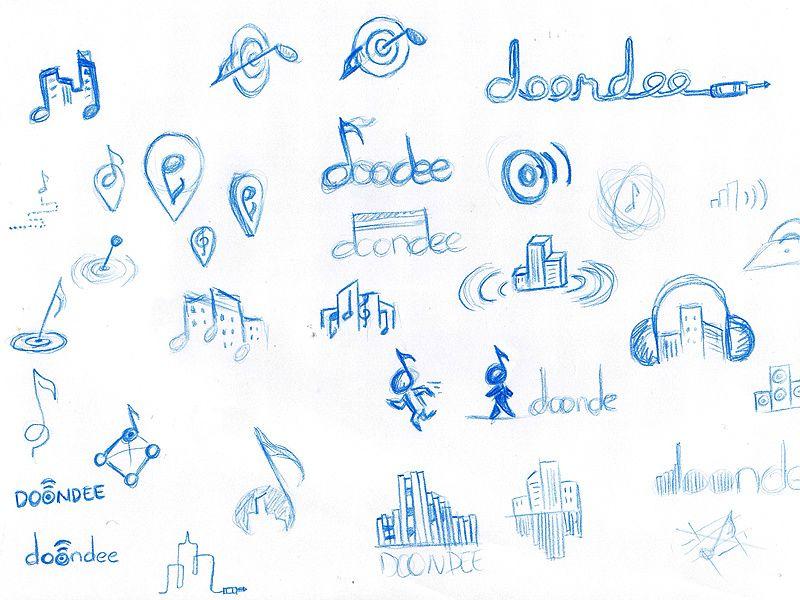 Rough Logo - Rough logo Sketches by Jimena Catalina on Dribbble