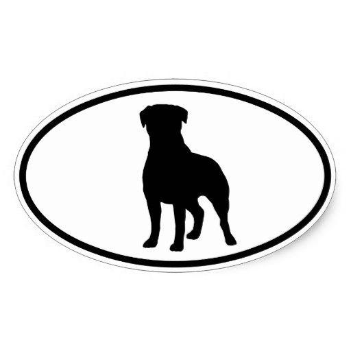Rottweiler Logo - Cool Full Black Rottweiler Logo Tattoo Design