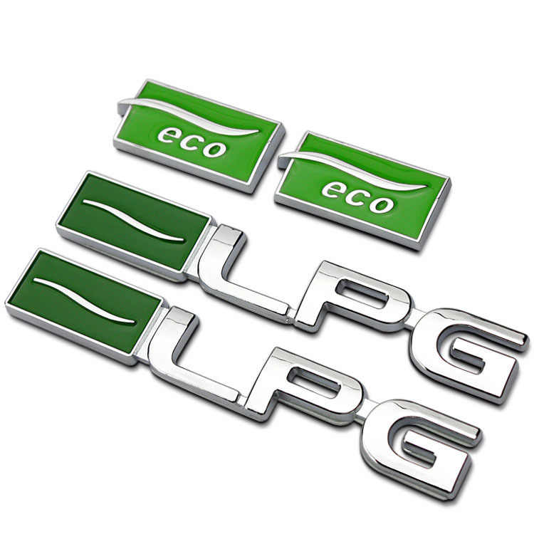 LPG Logo - LPG ECO Style Car Refit Emblem, Car Body Sticker Badge Logo, Car Tail Decor Sticker Fossil Fuels For Chevrolet Cruze Malibu