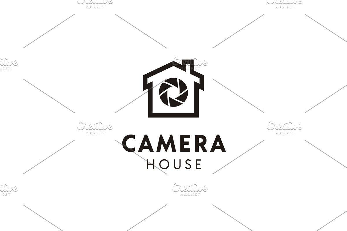 Shutter Logo - Camera House logo with shutter lens