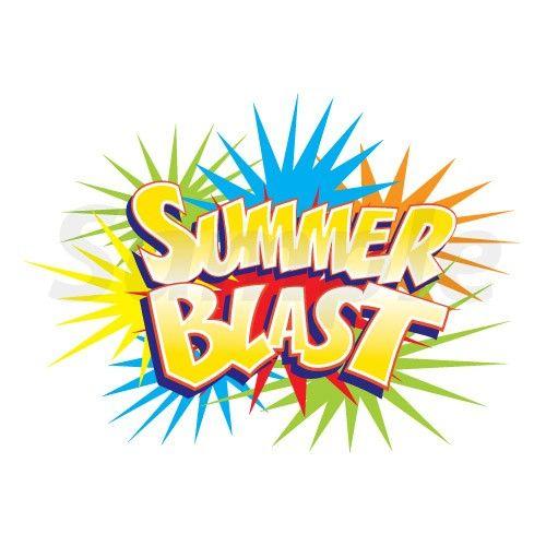 Blast Logo - Fun Summer Christian Logo - Summer Blast Logo - Children's Ministry Logo