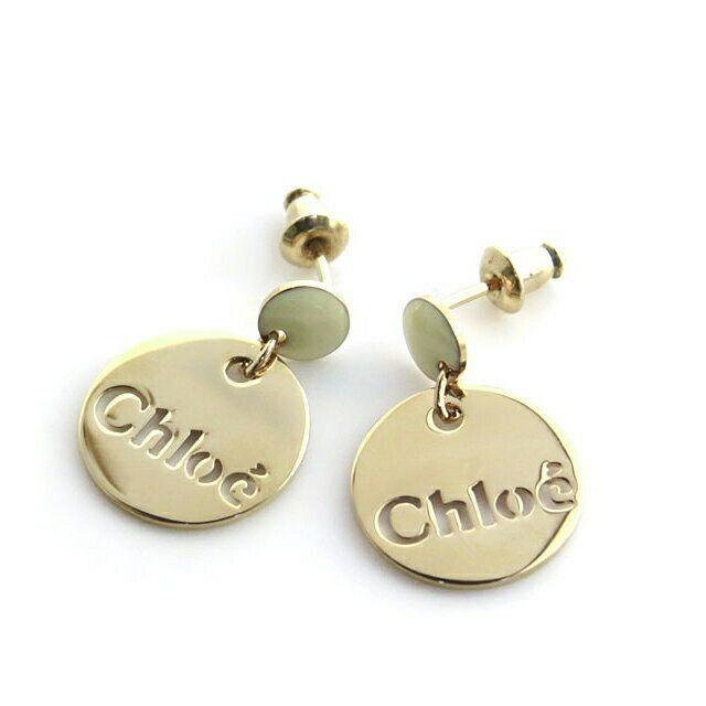 Commet Logo - Chloe accessories earrings CHLOE COMMET logo earrings MILK