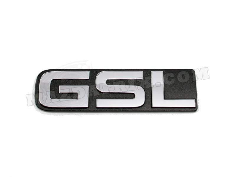 GSL Logo - LOGO GSL EMBLEM, 83-85 REAR | Mazdatrix