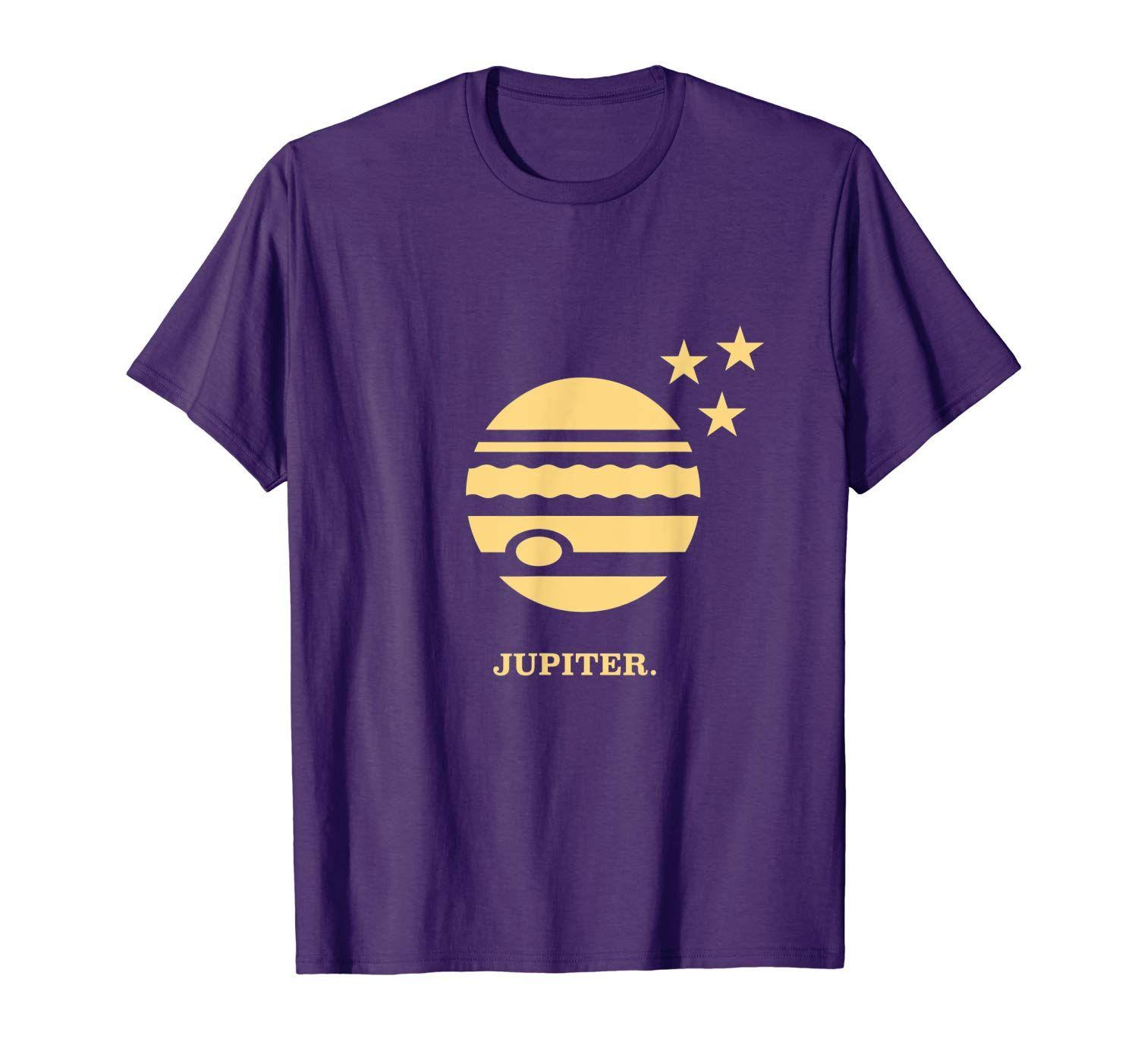 Jupiter Logo - Amazon.com: Jupiter Logo T-shirt - Planet Jupiter with Stars.: Clothing