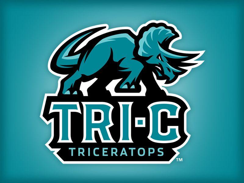 Tri-C Logo - Tri C Triceratops By Studio Simon On Dribbble