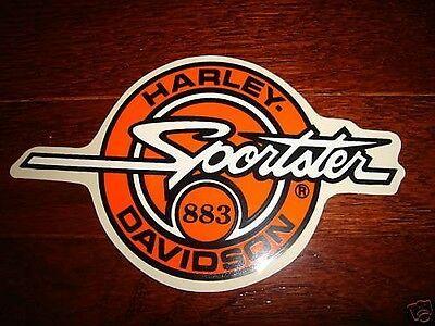 Sportster Logo - SET PLASTIC Stickers PVC Harley Davidson Sportster 883 HD Logo