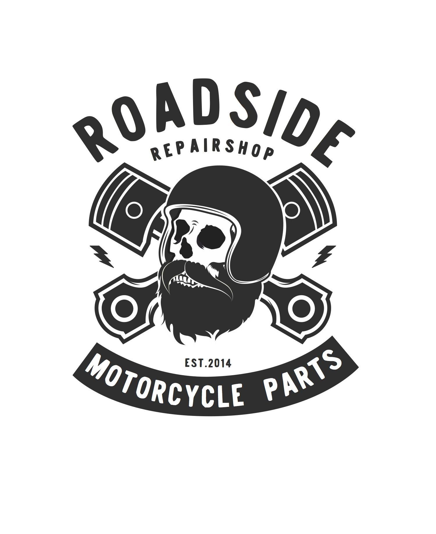 Sportster Logo - ROADSIDE MILLER SEAT BLACK AND WHITE TUCK N ROLL