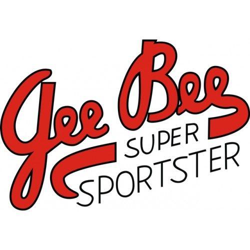 Sportster Logo - Gee Bee Super Sportster Aircraft Logo Decal