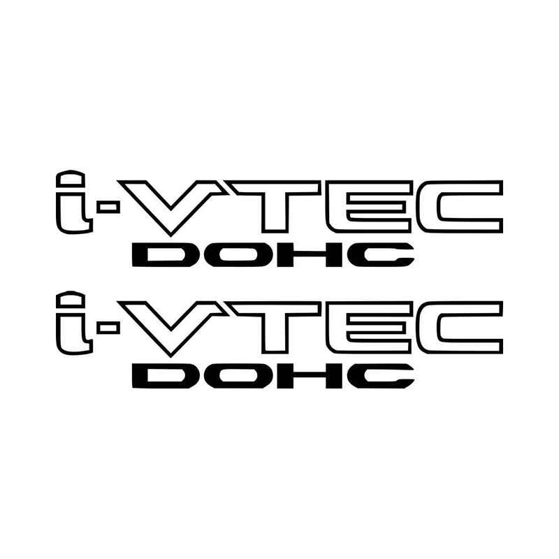 Vtec Logo - I Vtec Dohc Logo Pair Vinyl Decal Sticker