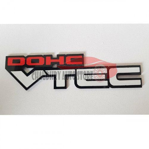 Vtec Logo - DOHC VTEC plastic Logo