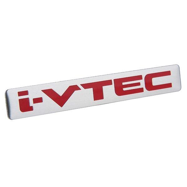 Vtec Logo - Aluminium Car Styling with i-VTEC logo Side Stickers Auto Badge for Honda  Accord Odyssey City
