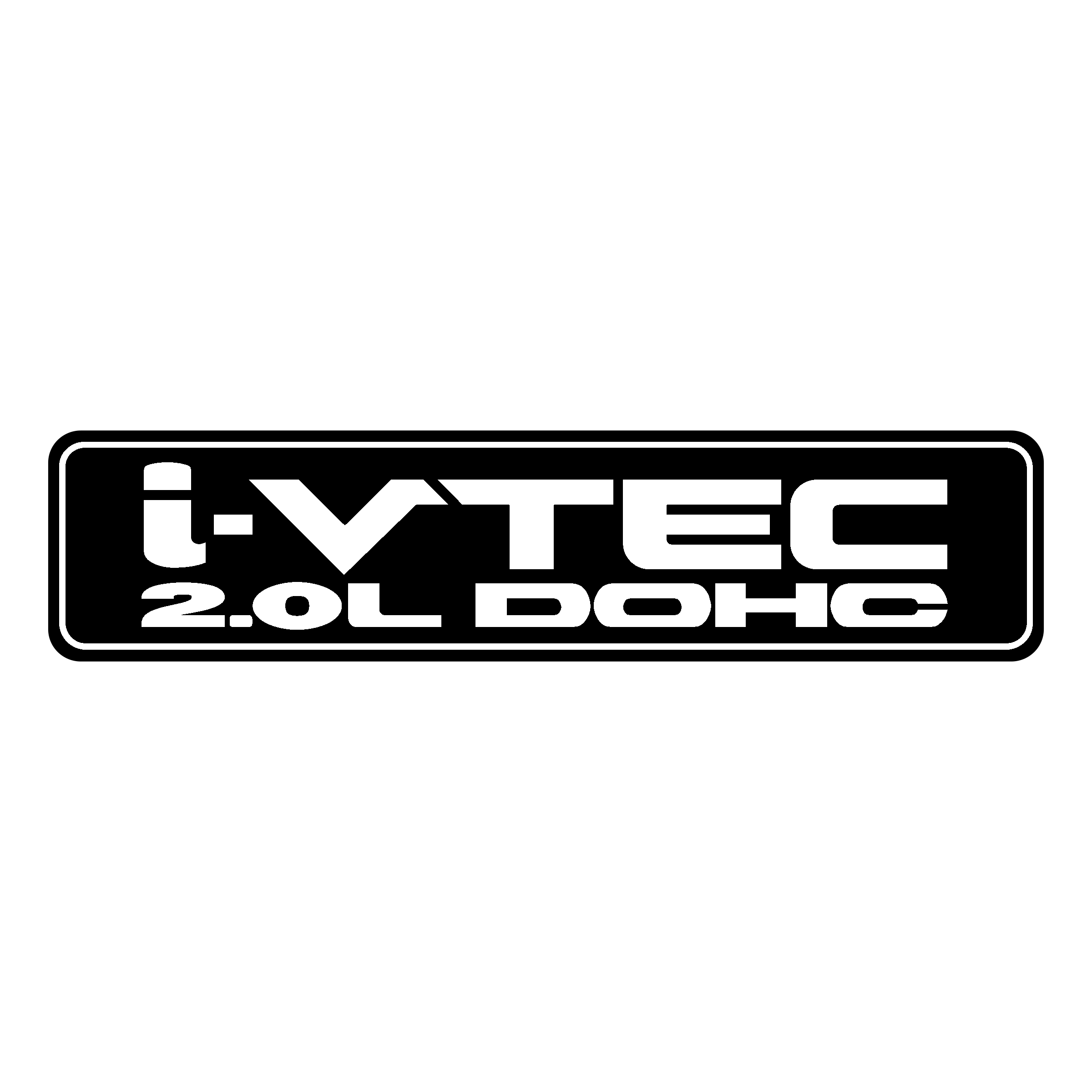 Vtec Logo - I Vtec 20l Dohc Logo PNG Transparent & SVG Vector