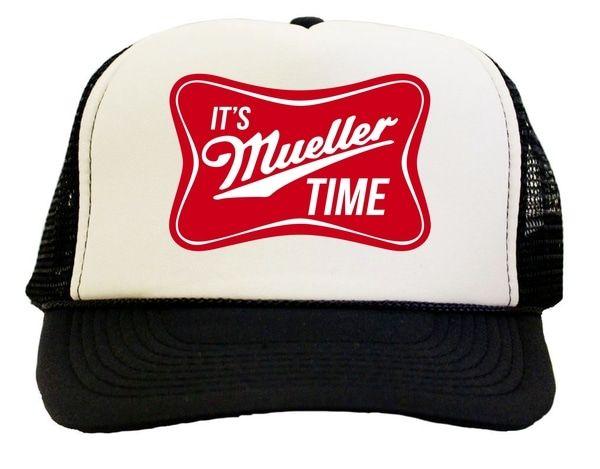 Trucker Logo - It's Mueller Time Robert Mueller Logo Trucker Hat