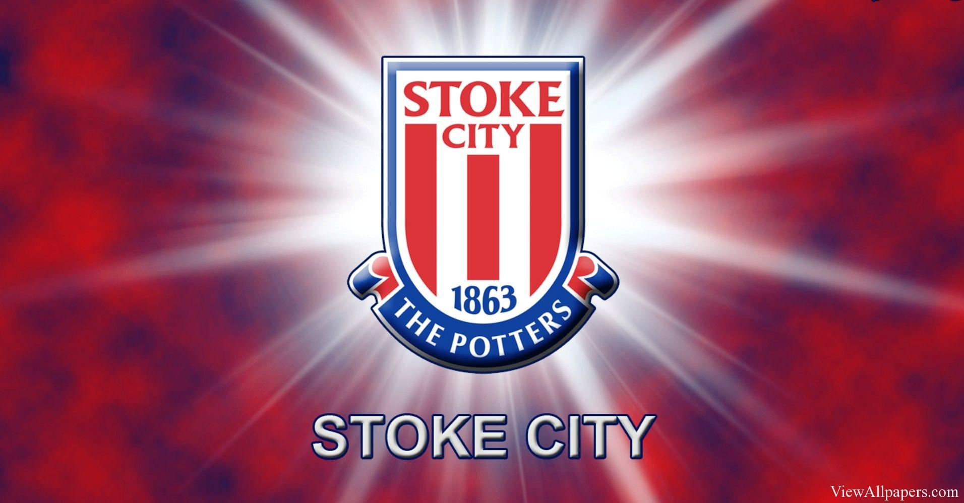 Stoke Logo - Stoke City Sport Football Team Players Logo Flag wallpaper