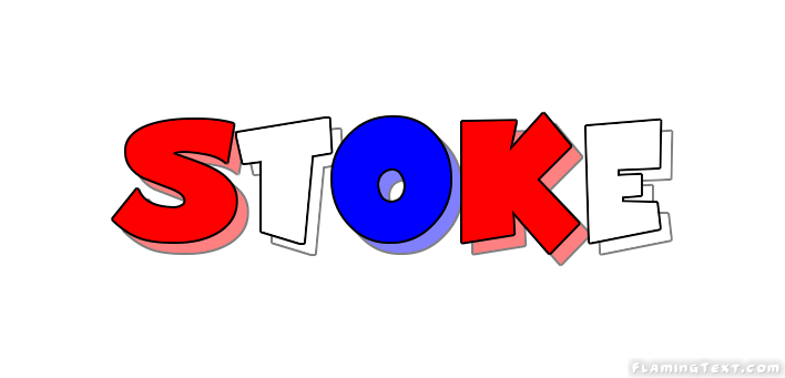 Stoke Logo - United Kingdom Logo. Free Logo Design Tool from Flaming Text