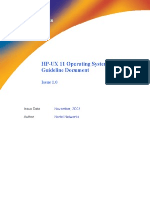 HP-UX Logo - Hp-ux Hardening Guide v1 | File System | Superuser