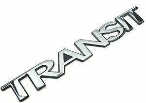 Transit Logo - Details about Genuine New FORD TRANSIT BACK DOOR BADGE Connect Di TDDi SWB  LWB Sport Trend Van