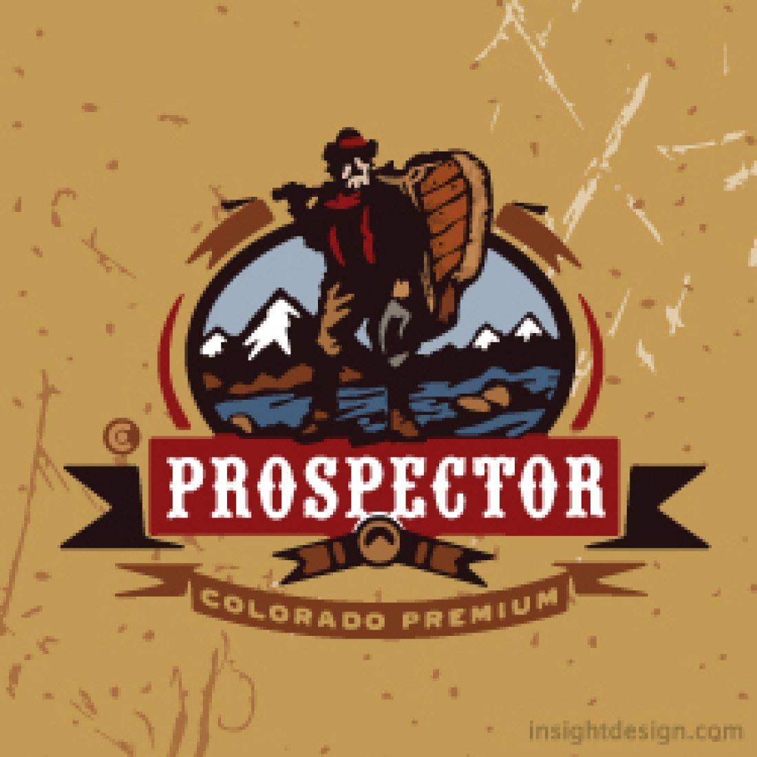 Prospector Logo - Colorado Premium Prospector logo - Insight Design