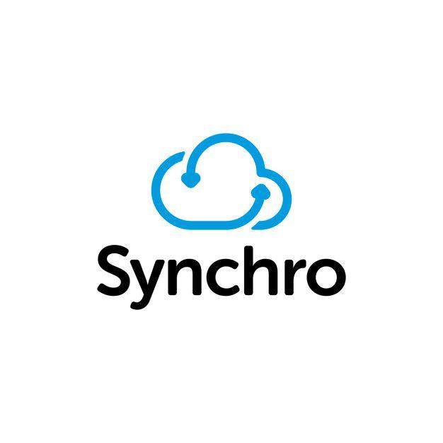 Synchro Logo - Synchro cloud logo Vector | Premium Download