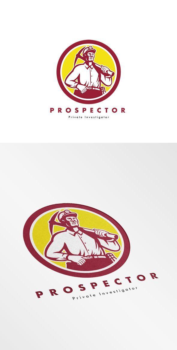 Prospector Logo - Prospector Private Investigator Logo | Inspirujące loga