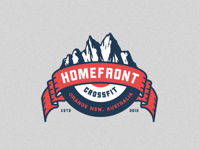 Homefront Logo - Homefront Crossfit - Final emblem and Logo mark by Emir Ayouni for ...