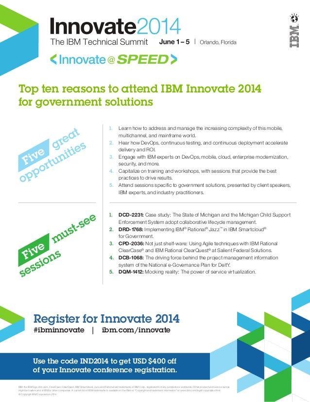 ClearQuest Logo - Top ten reasons to attend IBM Innovate 2014 for government solutions