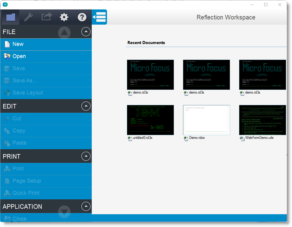 Attachmate Logo - Configure Workspace Behavior and Appearance Desktop