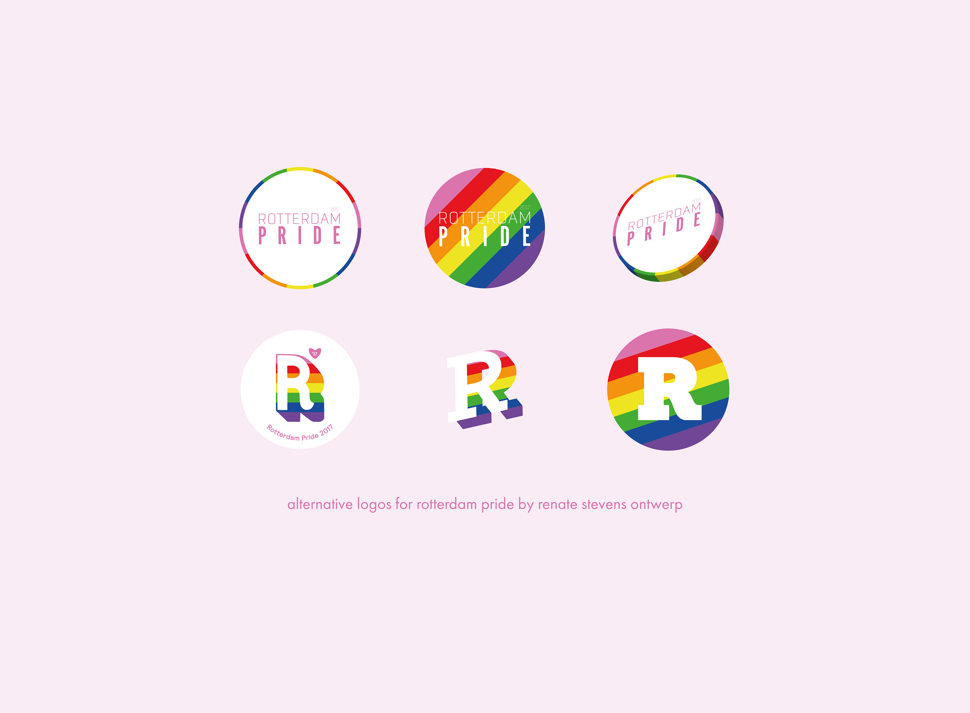 Pride Logo - renate stevens ontwerp - logo rotterdam pride 2017