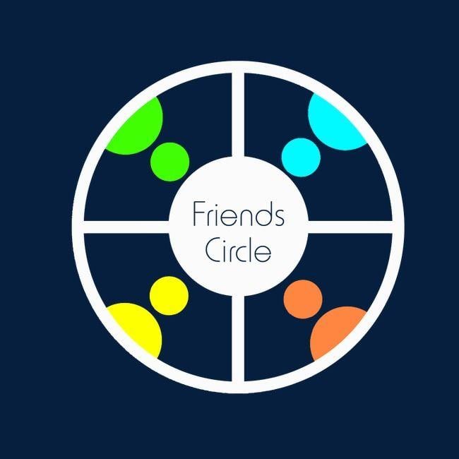 Circle of Friends Logo - Circle Of Friends, Circle Clipart, Happy Friendship Day PNG Image