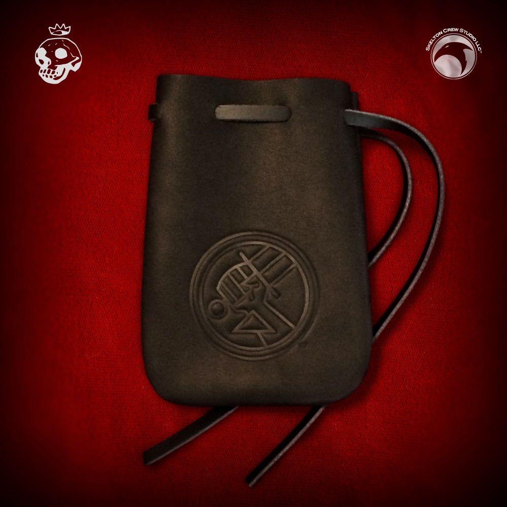 Hellboy Logo - Hellboy/B.P.R.D.: B.P.R.D. logo thick leather pouch!