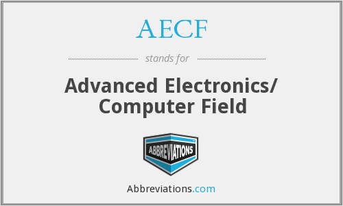 Aecf Logo - AECF - Advanced Electronics/ Computer Field