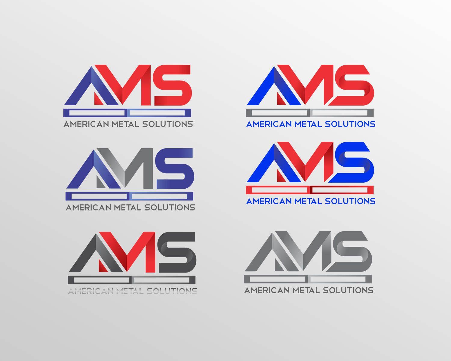 AMS Logo - Modern, Professional, It Company Logo Design for American Metal